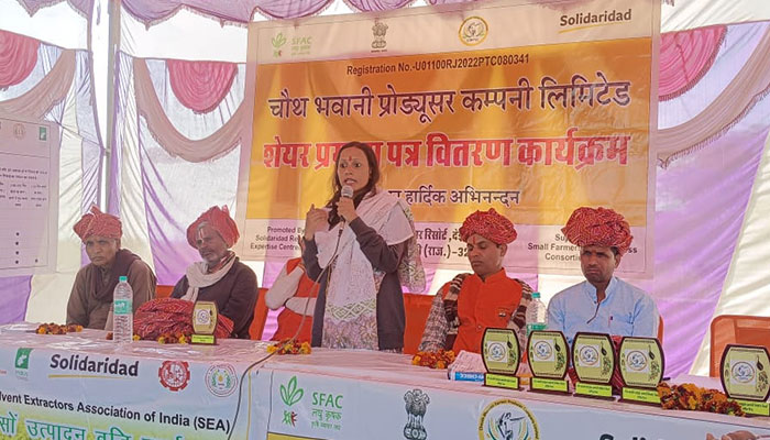 Farmer's conferences in Rajasthan spread awareness on activities undertaken by FPOs