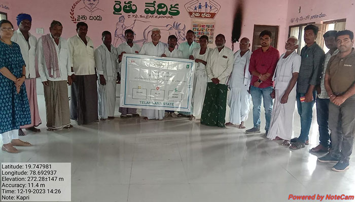In Telangana village, Solidaridad & agriculture department train farmers on good practices