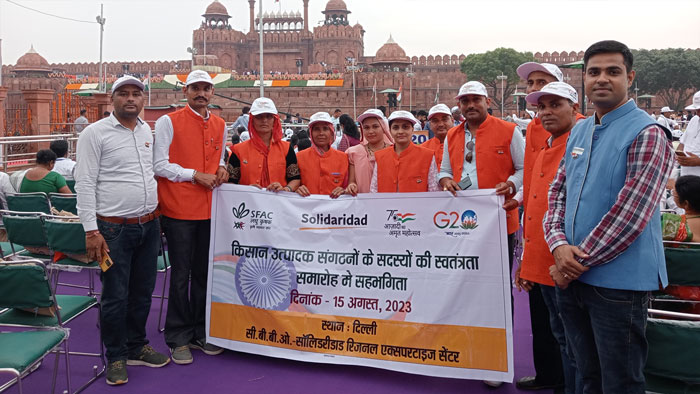 Board members of FPOs participated in Independence Day celebrations at Red Fort