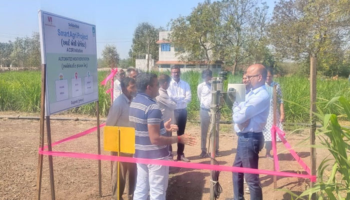 Smart Agri Project’s Jamnagar team hosts CSR partner’s top executive