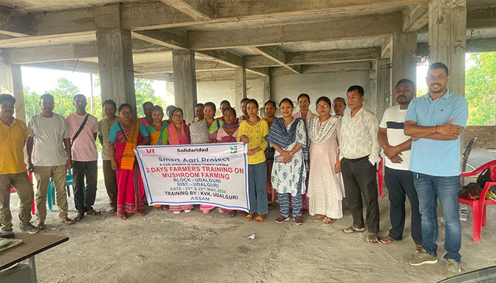 Training on Mushroom Farming