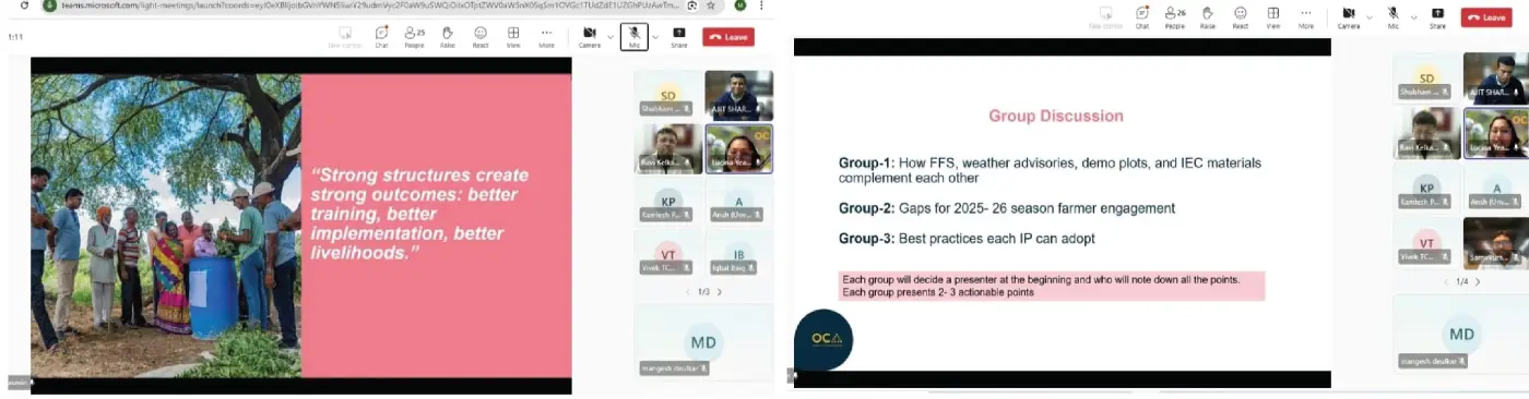 Cross-Learning Session in Maharashtra Spotlights Integration of Weather Data in Agri Advisories